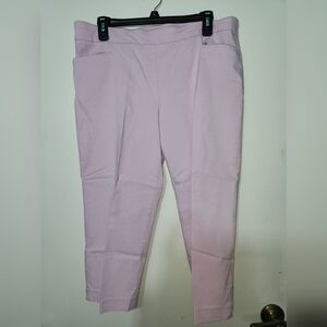 Pink stretch capris